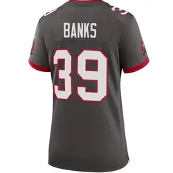 Nike Marcus Banks Tampa Bay Buccaneers Game Pewter Alternate Jersey - Women's