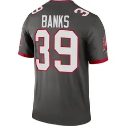 Nike Marcus Banks Tampa Bay Buccaneers Legend Pewter Alternate Jersey - Men's