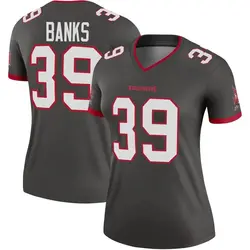 Nike Marcus Banks Tampa Bay Buccaneers Legend Pewter Alternate Jersey - Women's