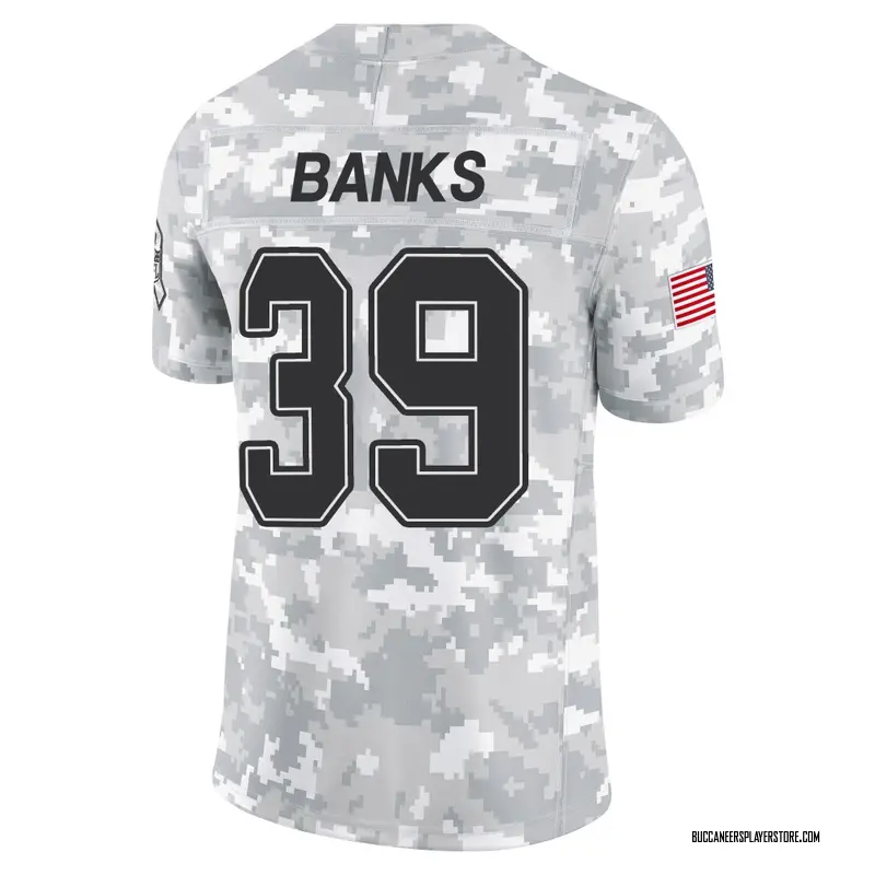 Nike Marcus Banks Tampa Bay Buccaneers Limited Arctic Camo 2024 Salute to Service Jersey - Men's