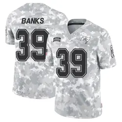 Nike Marcus Banks Tampa Bay Buccaneers Limited Arctic Camo 2024 Salute to Service Jersey - Youth