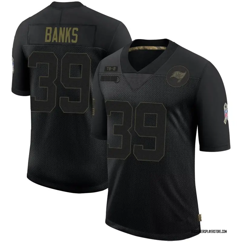Nike Marcus Banks Tampa Bay Buccaneers Limited Black 2020 Salute To Service Jersey - Youth