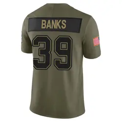 Nike Marcus Banks Tampa Bay Buccaneers Limited Olive 2025 Salute to Service Jersey - Men's
