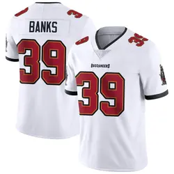 Nike Marcus Banks Tampa Bay Buccaneers Limited White Vapor Untouchable Jersey - Men's