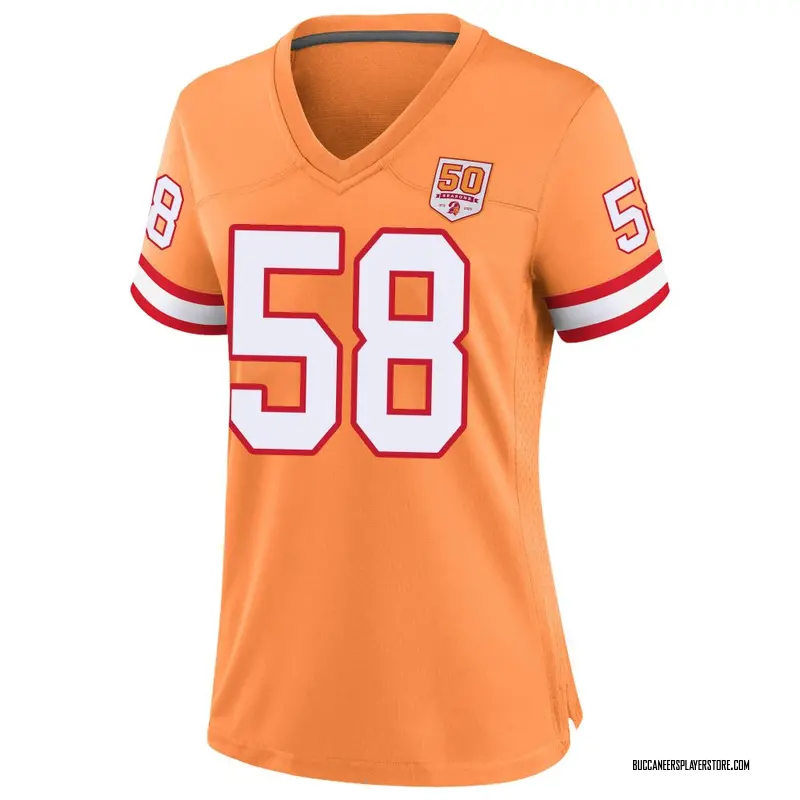 Nike Markees Watts Tampa Bay Buccaneers Game Cream sicle 50th Season Jersey - Women's