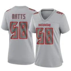 Nike Markees Watts Tampa Bay Buccaneers Game Gray Atmosphere Fashion Jersey - Women's