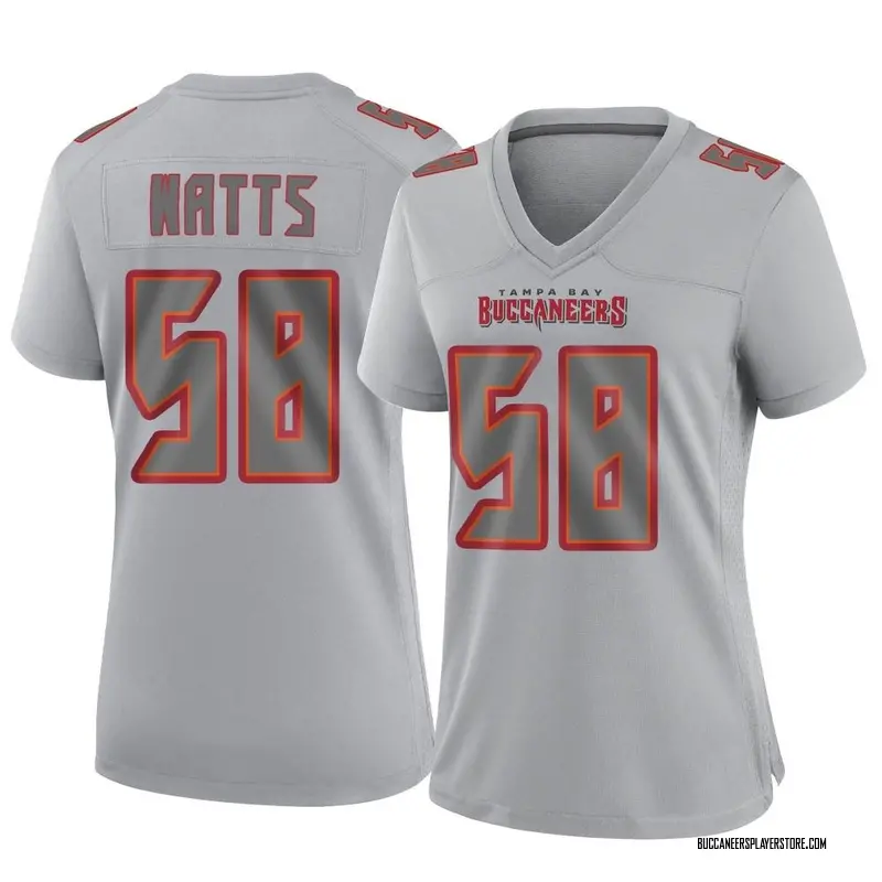 Nike Markees Watts Tampa Bay Buccaneers Game Gray Atmosphere Fashion Jersey - Women's