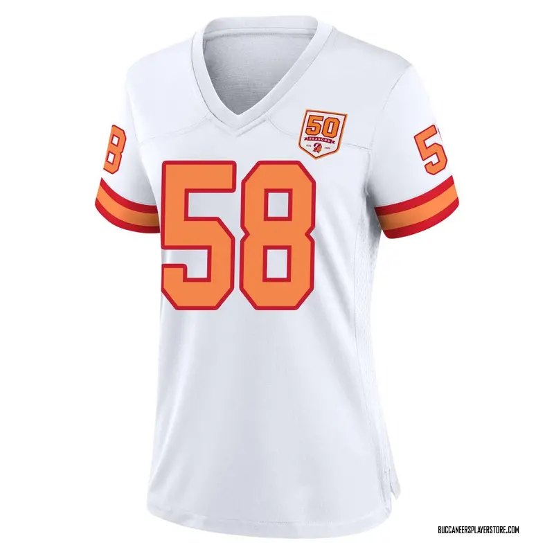 Nike Markees Watts Tampa Bay Buccaneers Game White '76 50th Season Jersey - Women's