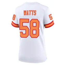 Nike Markees Watts Tampa Bay Buccaneers Game White '76 Jersey - Women's