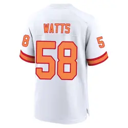 Nike Markees Watts Tampa Bay Buccaneers Game White '76 Jersey - Youth
