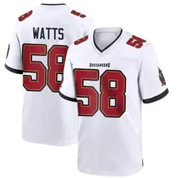Nike Markees Watts Tampa Bay Buccaneers Game White Jersey - Men's