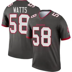 Nike Markees Watts Tampa Bay Buccaneers Legend Pewter Alternate Jersey - Men's