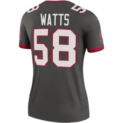 Nike Markees Watts Tampa Bay Buccaneers Legend Pewter Alternate Jersey - Women's