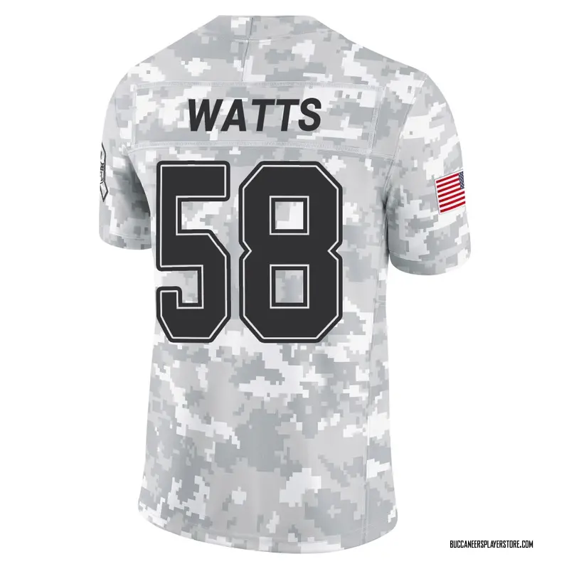 Nike Markees Watts Tampa Bay Buccaneers Limited Arctic Camo 2024 Salute to Service Jersey - Men's