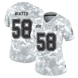 Nike Markees Watts Tampa Bay Buccaneers Limited Arctic Camo 2024 Salute to Service Jersey - Women's