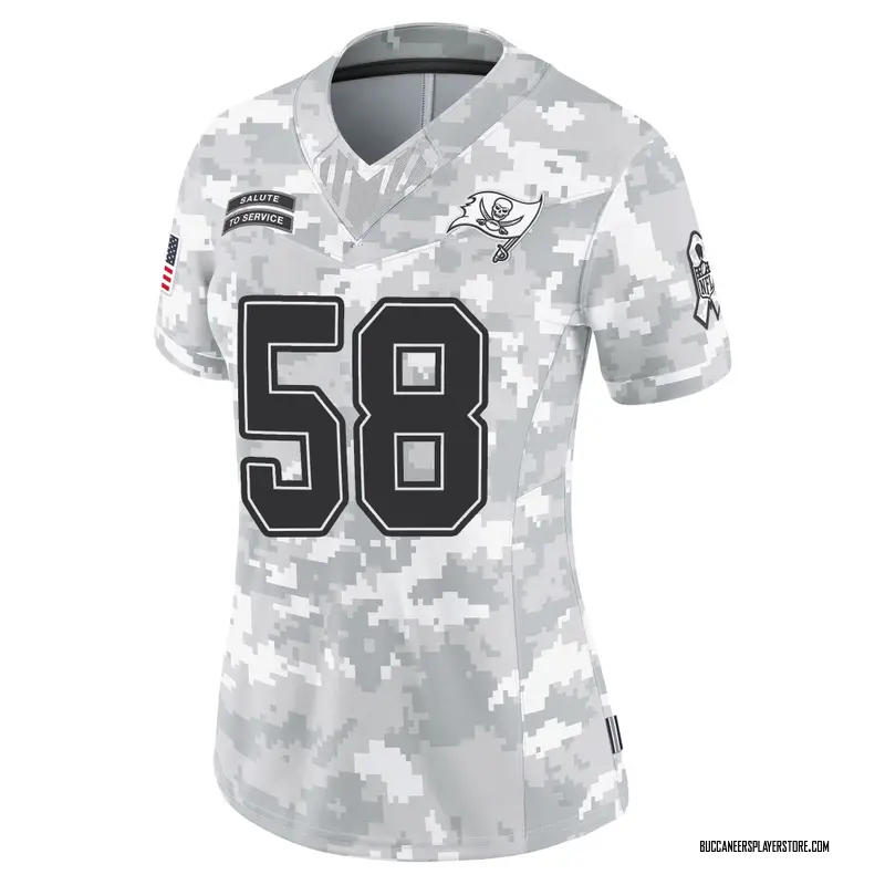 Nike Markees Watts Tampa Bay Buccaneers Limited Arctic Camo 2024 Salute to Service Jersey - Women's