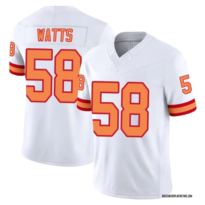 Nike Markees Watts Tampa Bay Buccaneers Limited White '76 Vapor F.U.S.E. Jersey - Men's
