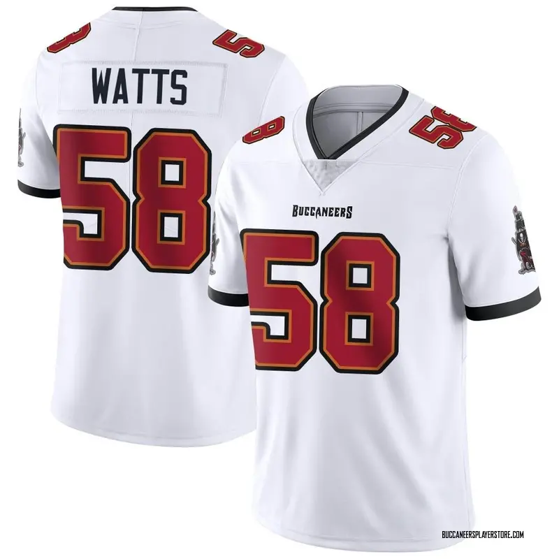 Nike Markees Watts Tampa Bay Buccaneers Limited White Vapor Untouchable Jersey - Youth