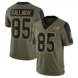 Nike Marquez Callaway Tampa Bay Buccaneers Limited Olive 2021 Salute To Service Jersey - Youth
