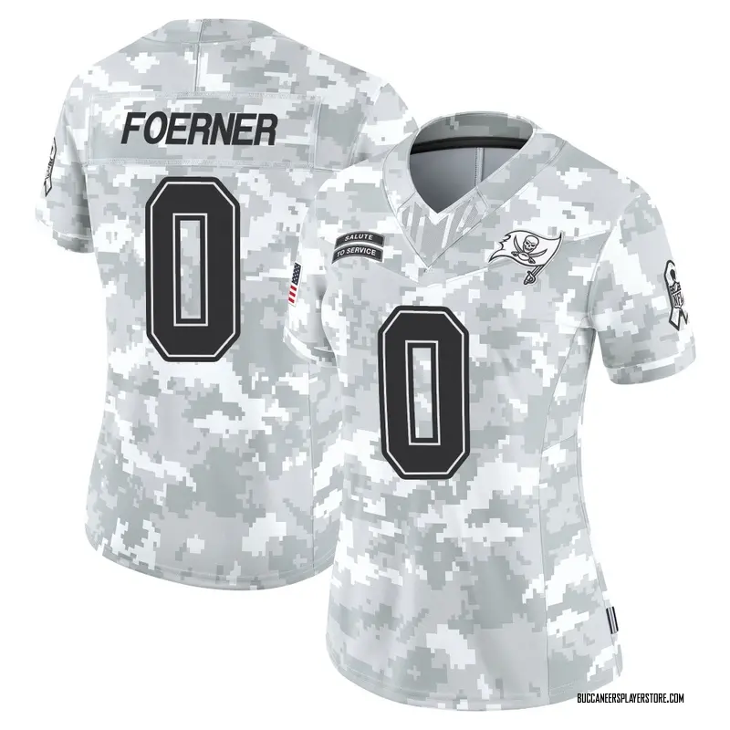 Nike Marshall Foerner Tampa Bay Buccaneers Limited Arctic Camo 2024 Salute to Service Jersey - Women's