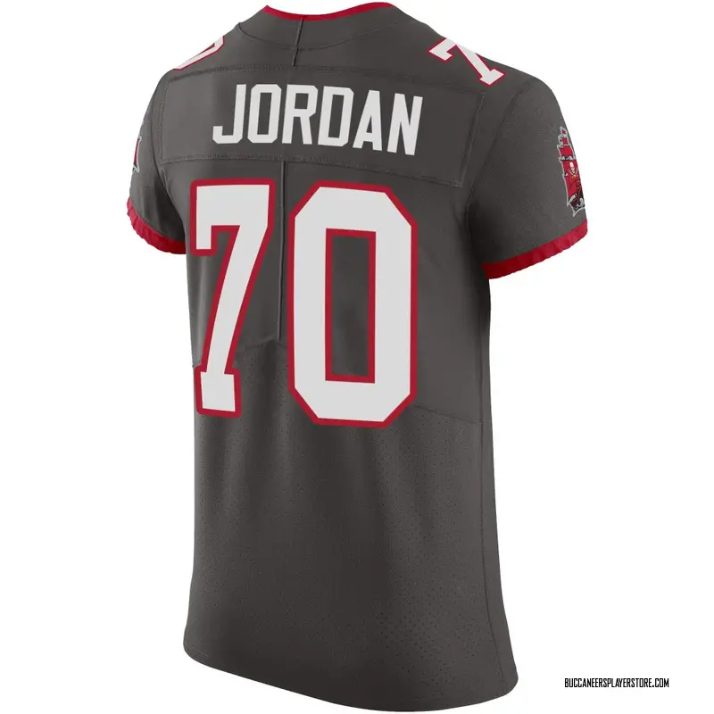 Nike Michael Jordan Tampa Bay Buccaneers Elite Pewter Alternate Vapor Jersey - Men's