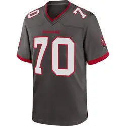 Nike Michael Jordan Tampa Bay Buccaneers Game Pewter Alternate Jersey - Men's