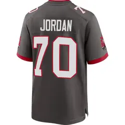 Nike Michael Jordan Tampa Bay Buccaneers Game Pewter Alternate Jersey - Men's