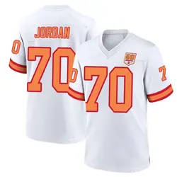 Nike Michael Jordan Tampa Bay Buccaneers Game White '76 50th Season Jersey - Men's