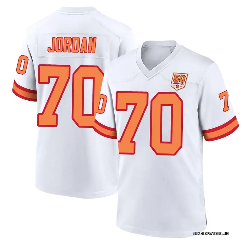 Nike Michael Jordan Tampa Bay Buccaneers Game White '76 50th Season Jersey - Men's