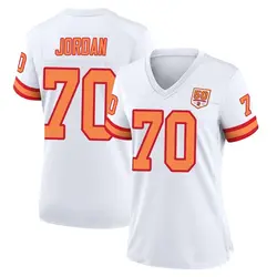 Nike Michael Jordan Tampa Bay Buccaneers Game White '76 50th Season Jersey - Women's