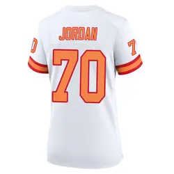 Nike Michael Jordan Tampa Bay Buccaneers Game White '76 50th Season Jersey - Women's