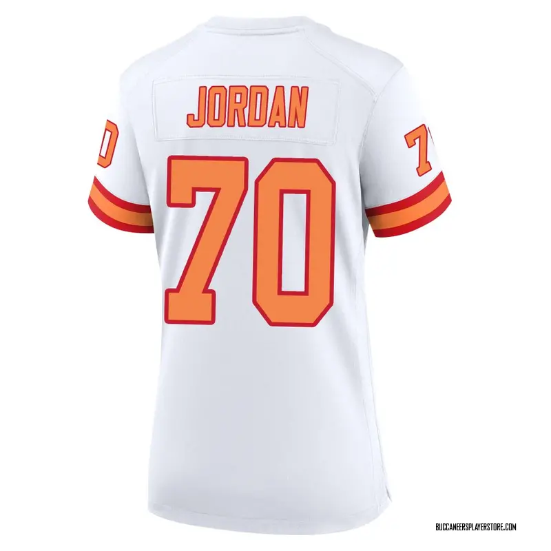 Nike Michael Jordan Tampa Bay Buccaneers Game White '76 50th Season Jersey - Women's