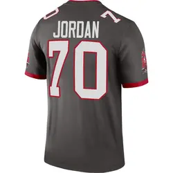 Nike Michael Jordan Tampa Bay Buccaneers Legend Pewter Alternate Jersey - Men's