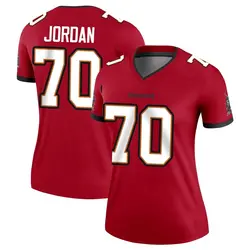 Nike Michael Jordan Tampa Bay Buccaneers Legend Red Jersey - Women's