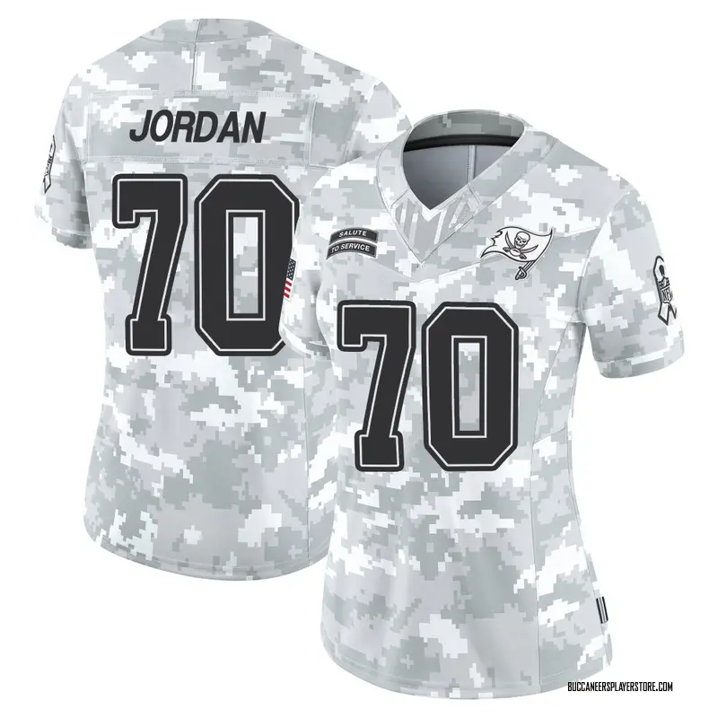 Nike Michael Jordan Tampa Bay Buccaneers Limited Arctic Camo 2024 Salute to Service Jersey - Women's
