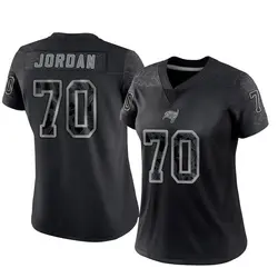 Nike Michael Jordan Tampa Bay Buccaneers Limited Black Reflective Jersey - Women's