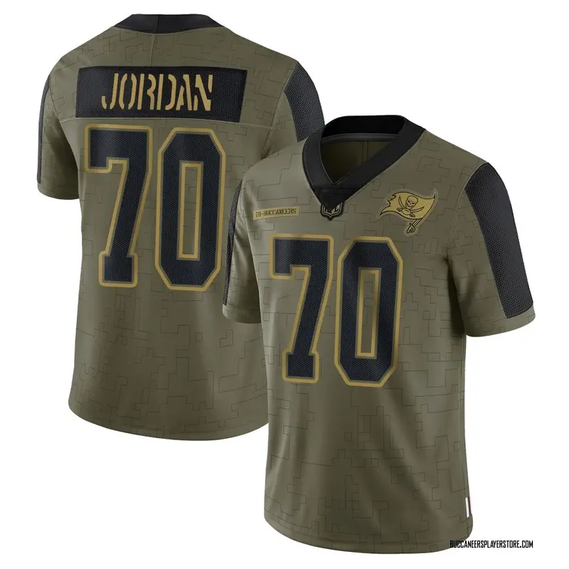Nike Michael Jordan Tampa Bay Buccaneers Limited Olive 2021 Salute To Service Jersey - Men's