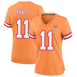 Nike Michael Pratt Tampa Bay Buccaneers Game Cream sicle 50th Season Jersey - Women's