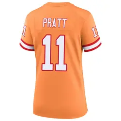 Nike Michael Pratt Tampa Bay Buccaneers Game Cream sicle 50th Season Jersey - Women's