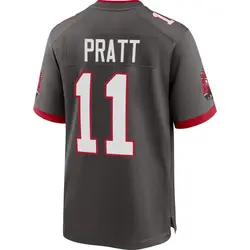 Nike Michael Pratt Tampa Bay Buccaneers Game Pewter Alternate Jersey - Men's