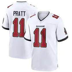 Nike Michael Pratt Tampa Bay Buccaneers Game White Jersey - Youth