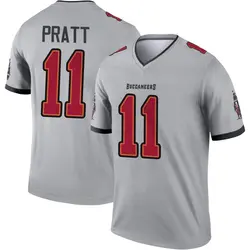 Nike Michael Pratt Tampa Bay Buccaneers Legend Gray Inverted Jersey - Youth