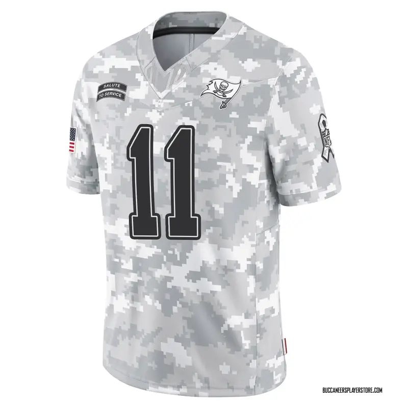 Nike Michael Pratt Tampa Bay Buccaneers Limited Arctic Camo 2024 Salute to Service Jersey - Youth