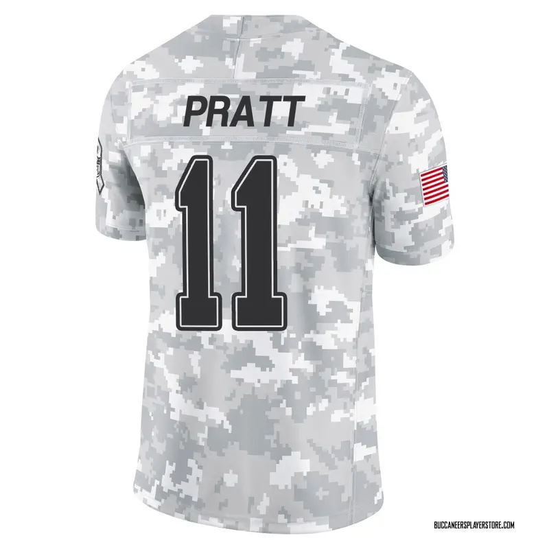 Nike Michael Pratt Tampa Bay Buccaneers Limited Arctic Camo 2024 Salute to Service Jersey - Youth