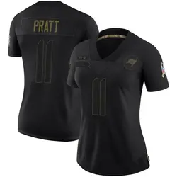 Nike Michael Pratt Tampa Bay Buccaneers Limited Black 2020 Salute To Service Jersey - Women's