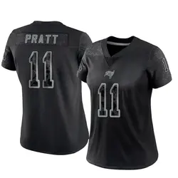 Nike Michael Pratt Tampa Bay Buccaneers Limited Black Reflective Jersey - Women's