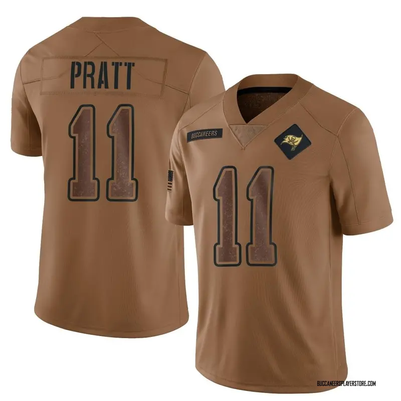 Nike Michael Pratt Tampa Bay Buccaneers Limited Brown 2023 Salute To Service Jersey - Youth
