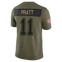 Nike Michael Pratt Tampa Bay Buccaneers Limited Olive 2025 Salute to Service Jersey - Youth