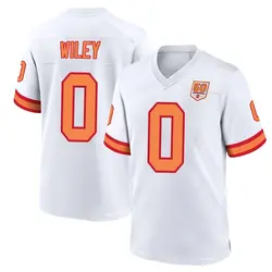 Nike Michael Wiley Tampa Bay Buccaneers Game White '76 50th Season Jersey - Men's