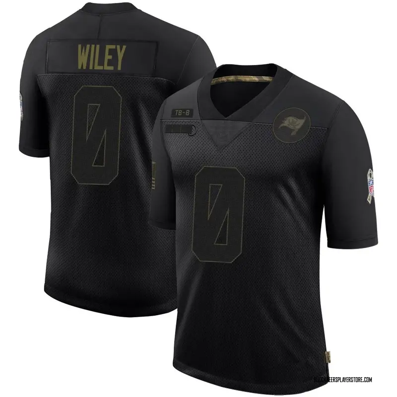 Nike Michael Wiley Tampa Bay Buccaneers Limited Black 2020 Salute To Service Jersey - Youth
